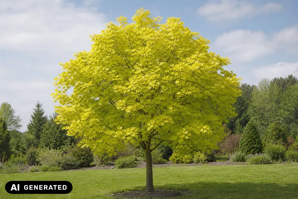 Gold-Kolchischer Ahorn 'Aureum' – Acer cappadocicum 'Aureum'