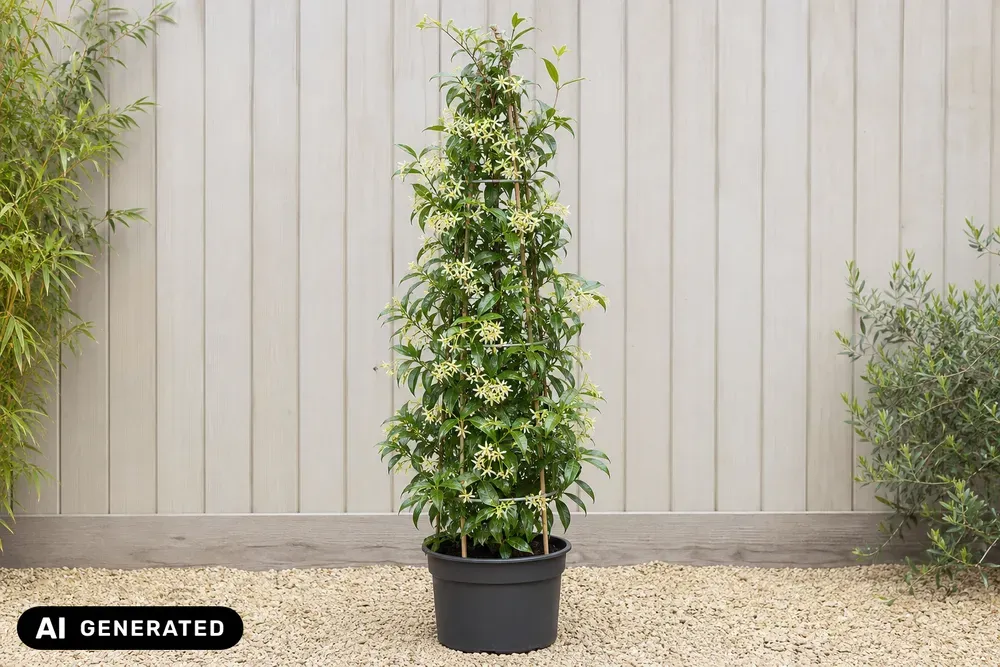 Asiatischer Sternjasmin 'Star of Toscane' – Trachelospermum asiaticum 'Star of Toscane'
