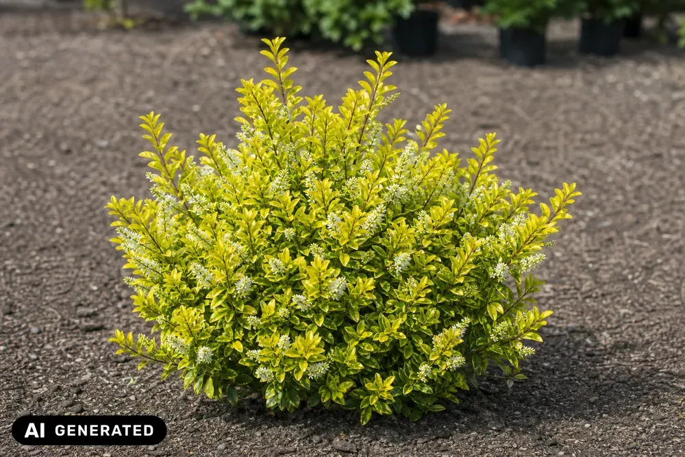 Duftende Strauchveronika 'New Zealand Gold' – Hebe odora 'New Zealand Gold'