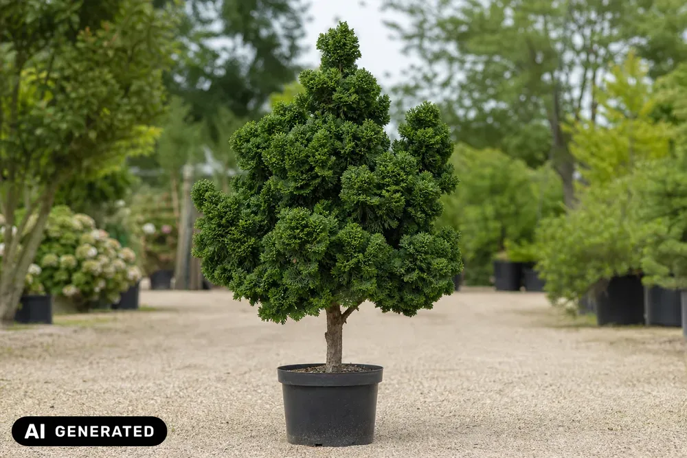Hinoki-Scheinzypresse 'Nana Gracilis' – Chamaecyparis obtusa 'Nana Gracilis', Bild 5