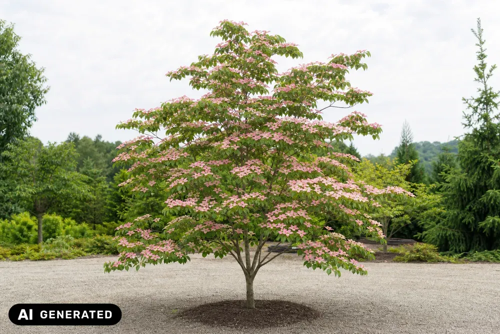 Japanischer Blumen-Hartriegel 'Satomi' – Cornus kousa 'Satomi'