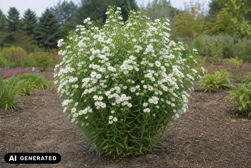 Glattblatt-Aster 'Schneeberg' – Aster novi-belgii 'Schneeberg'