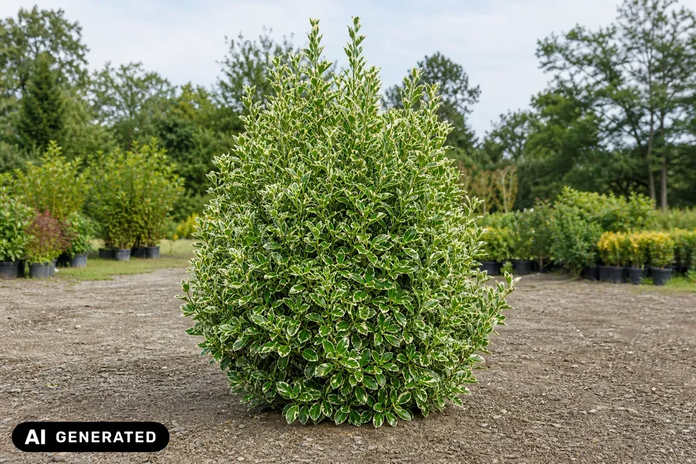 Weißbunter Japanischer Spindelstrauch 'Bravo' – Euonymus japonicus 'Bravo'