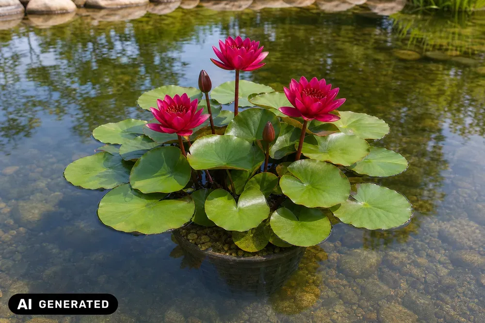 Seerose 'James Brydon' – Nymphaea 'James Brydon'