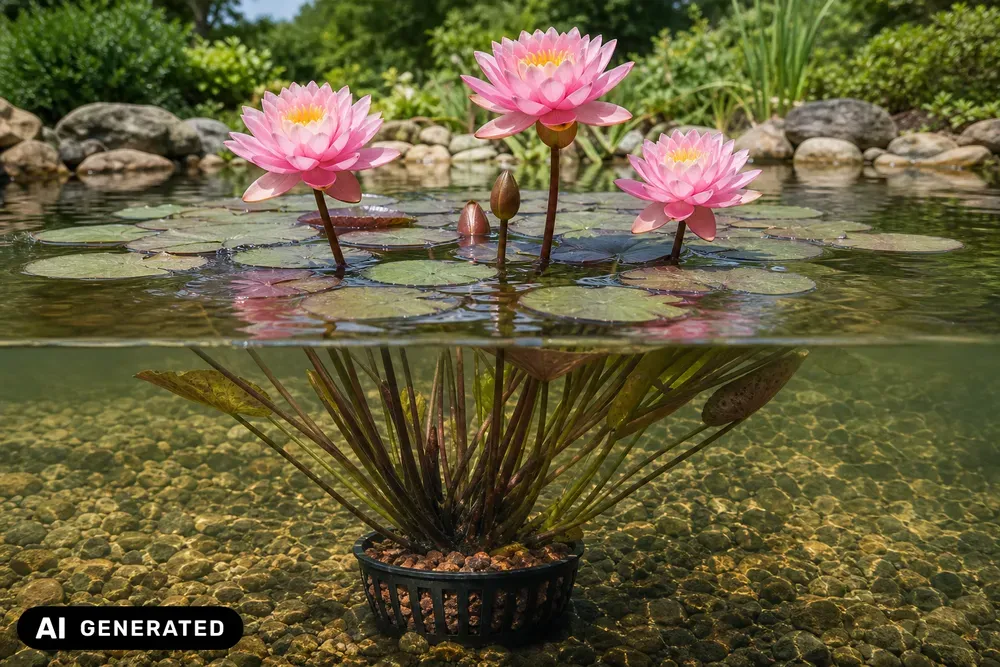 Seerose 'Fabiola' – Nymphaea 'Fabiola'