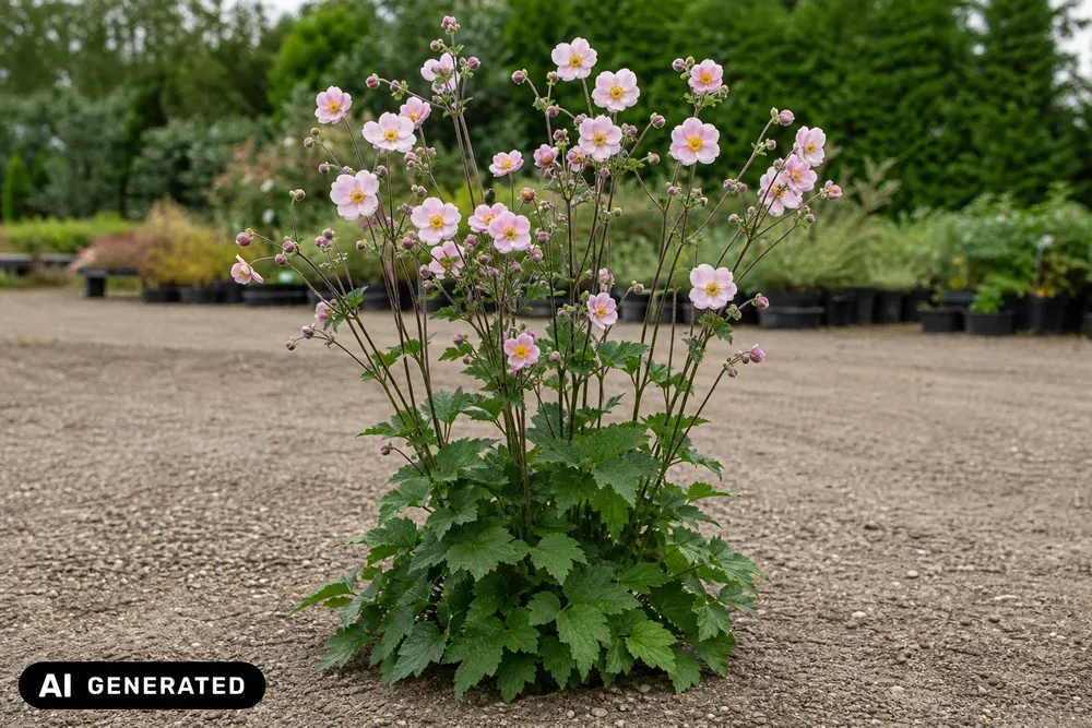 Herbst-Anemone 'September Charm' – Anemone hupehensis 'September Charm', Bild 2