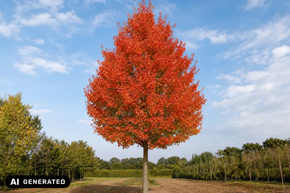 Herbst-Flammen-Ahorn `Autumn Blaze´ – Acer freemanii `Autumn Blaze´, Bild 3