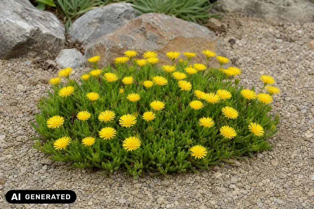 Mittagsblume 'Golden Nugget' – Delosperma congestum 'Golden Nugget'
