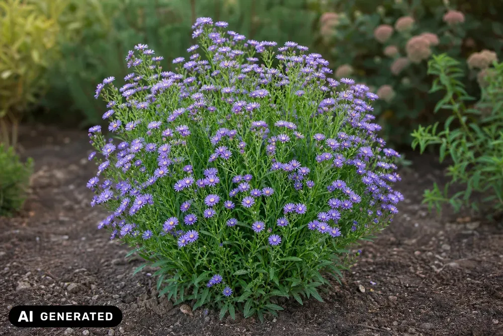 Ageratum-Aster 'Ashvi' – Aster ageratoides 'Ashvi'