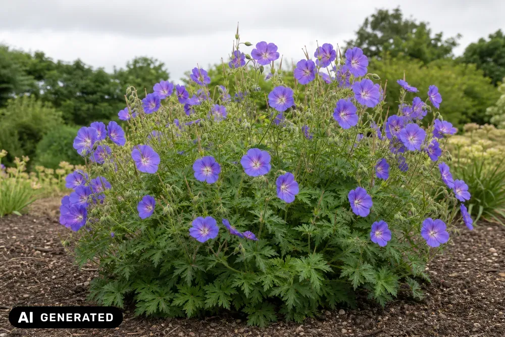 Dauerblühender Storchschnabel 'Rozanne' – Geranium wallichianum 'Rozanne', Bild 2