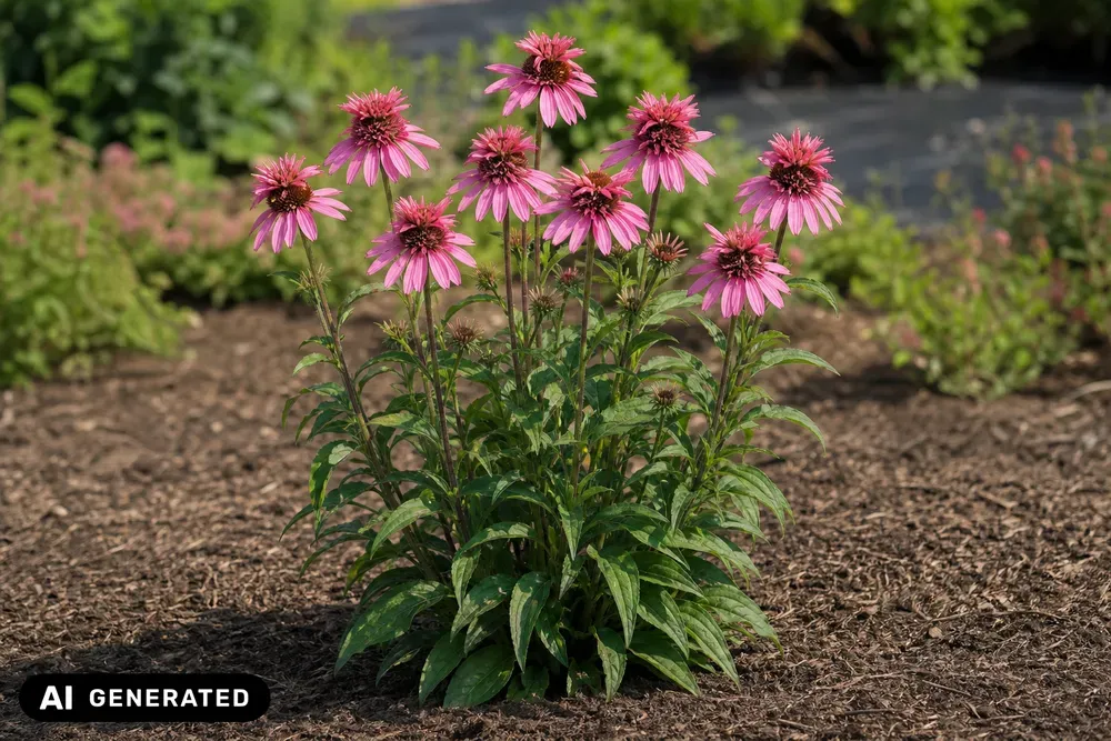 Purpur-Sonnenhut 'Doppeldecker' – Echinacea purpurea 'Doppeldecker'