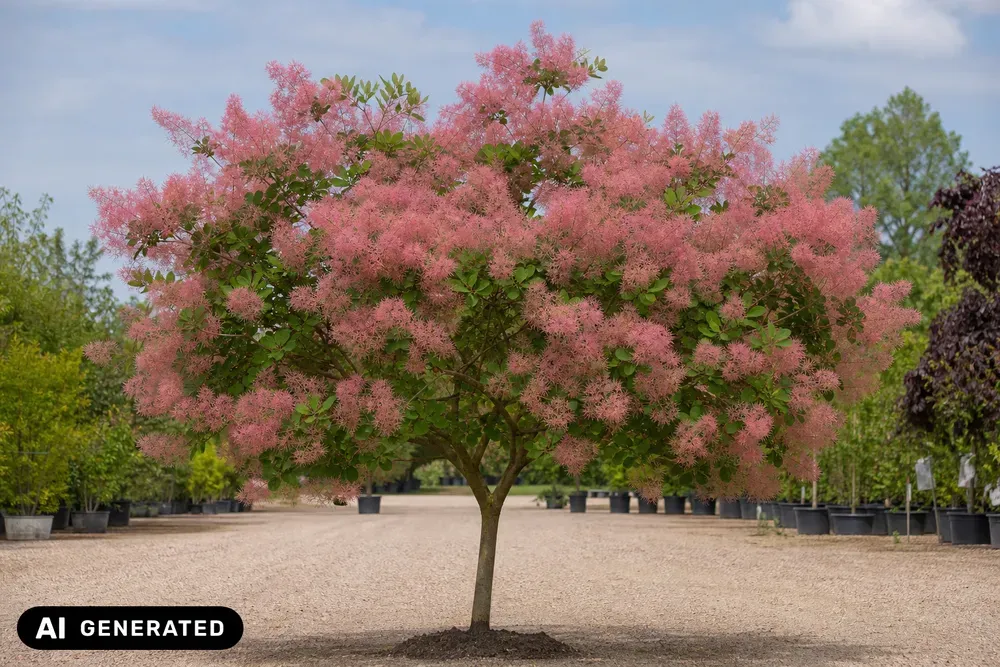 Perückenstrauch 'Young Lady' – Cotinus coggygria 'Young Lady', Bild 6