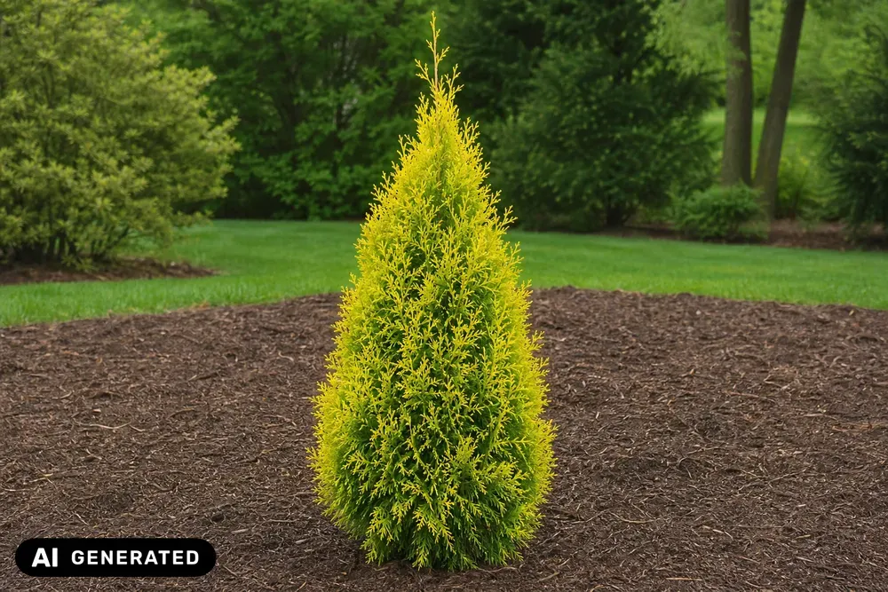 Gelber Lebensbaum 'Yellow Ribbon' – Thuja occidentalis 'Yellow Ribbon'