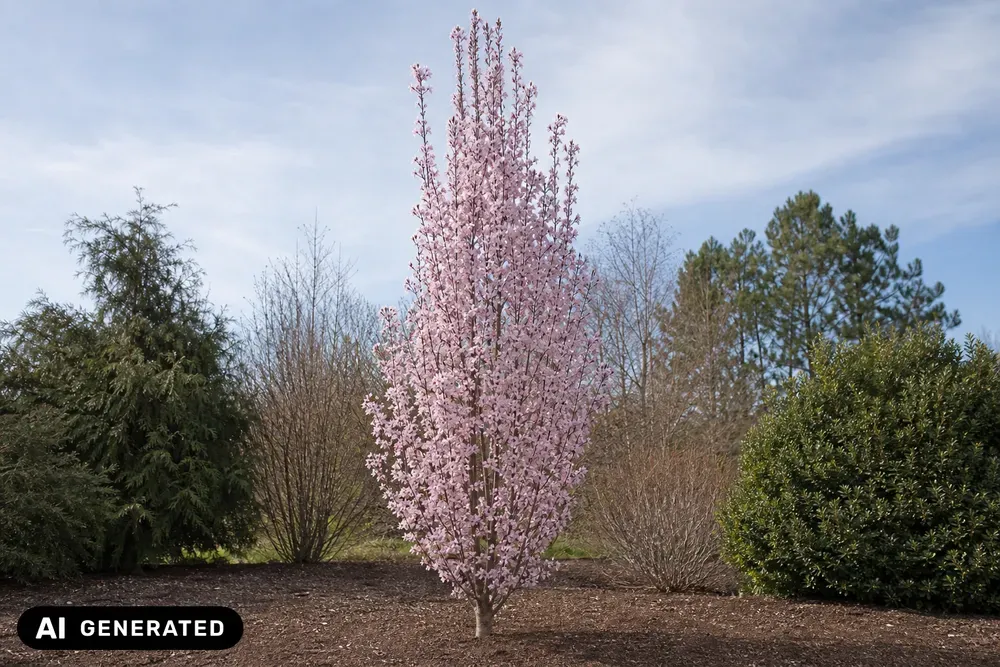 Japanische Säulenkirsche 'Amanogawa' – Prunus serrulata 'Amanogawa', Bild 4
