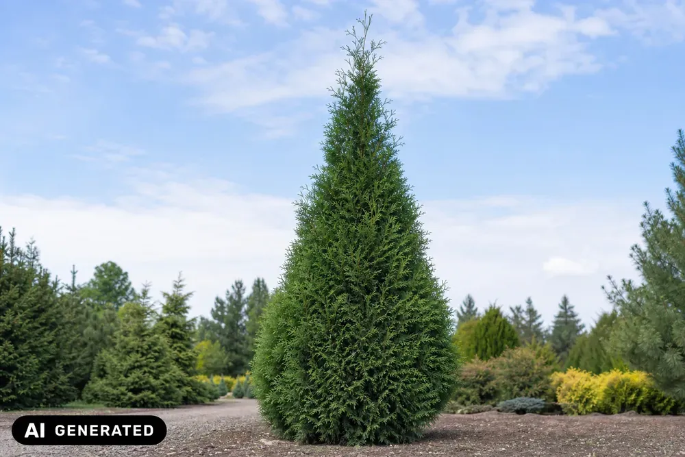 Riesen-Lebensbaum 'Atrovirens' – Thuja plicata 'Atrovirens'