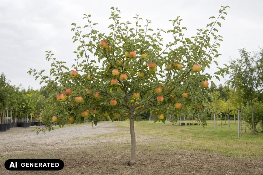 Apfel 'Kaiser Wilhelm' – Malus domestica 'Kaiser Wilhelm', Bild 2