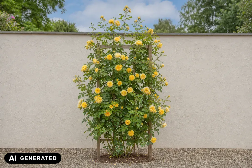 Kletterrose 'Golden Gate' – Rosa 'Golden Gate', Bild 2