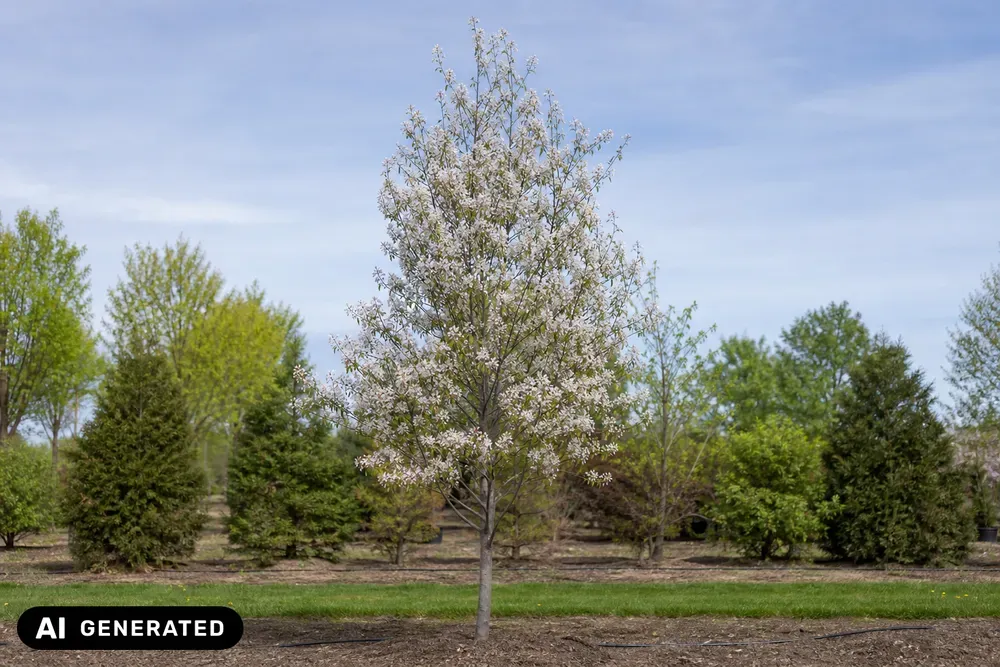 Baum-Felsenbirne 'Robin Hill' – Amelanchier arborea 'Robin Hill', Bild 2