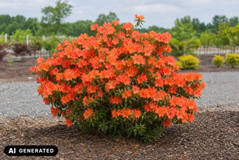 Japanische Azalee 'Geisha Orange' – Rhododendron obtusum 'Geisha Orange'