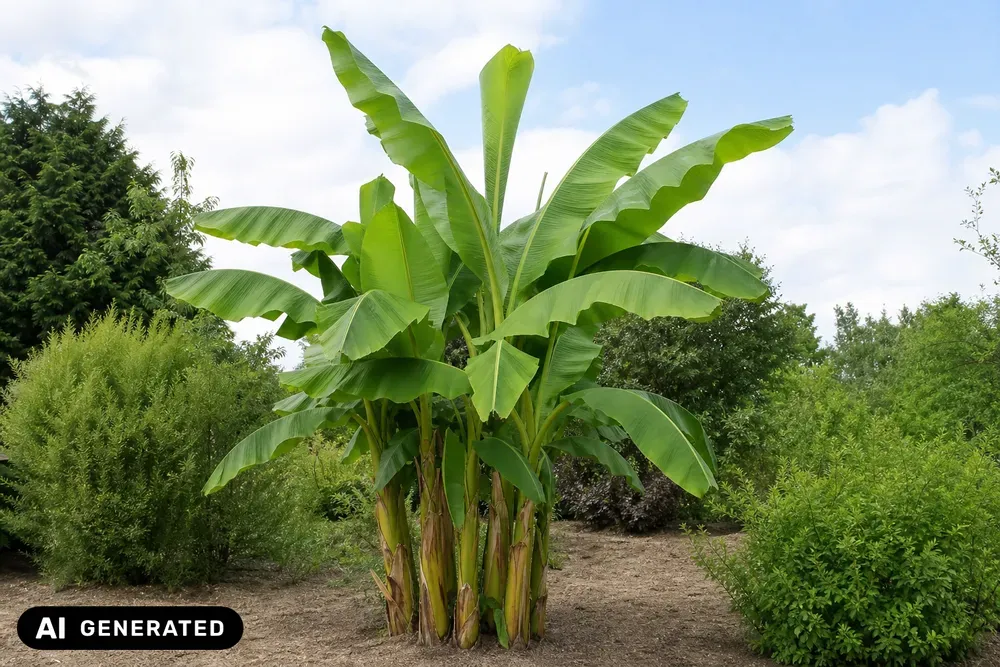 Winterharte Banane (Japanische Faserbanane) – Musa basjoo