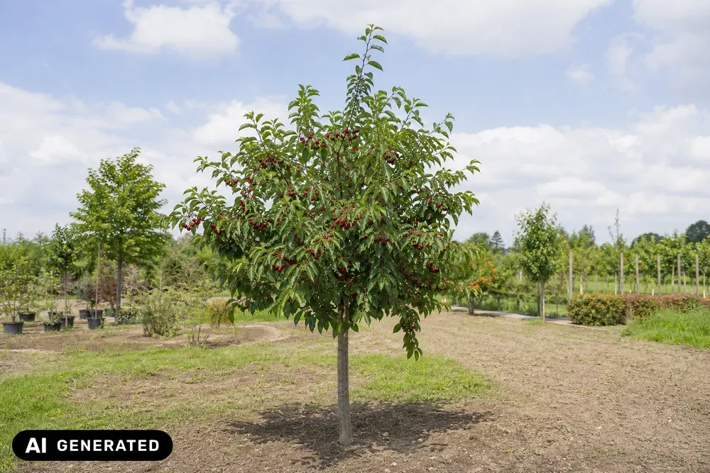 Sauerkirsche 'Safir' – Prunus cerasus 'Safir', Bild 2