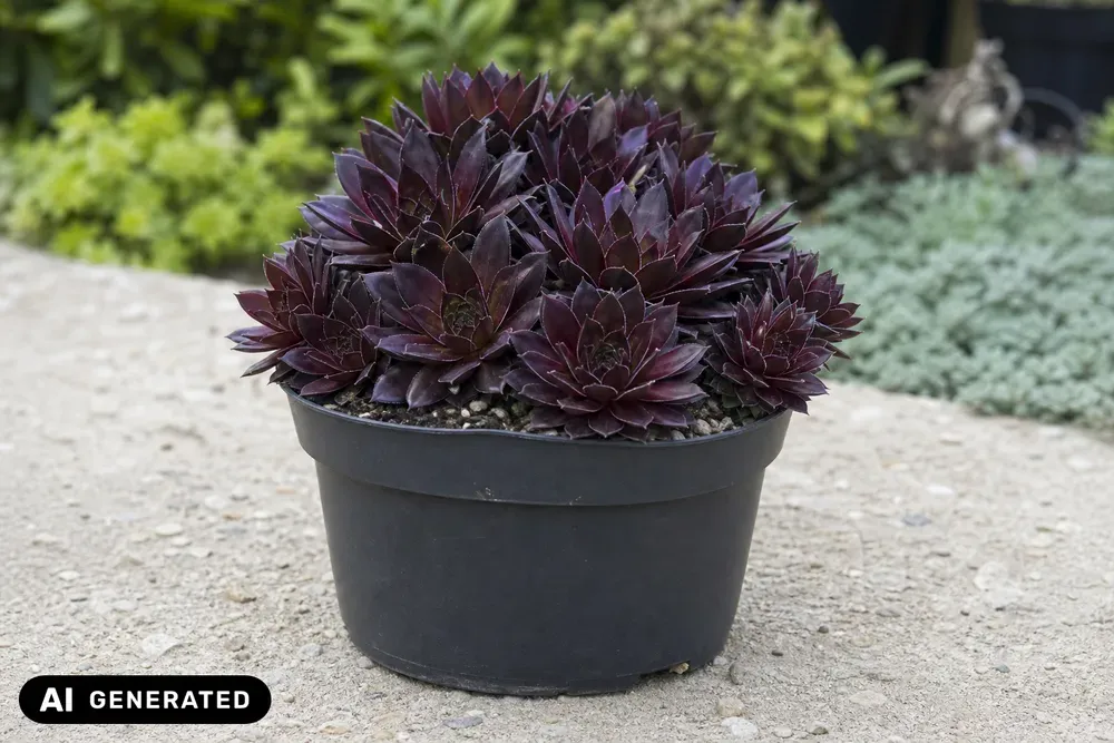 Dach-Hauswurz 'Noir' – Sempervivum tectorum 'Noir'