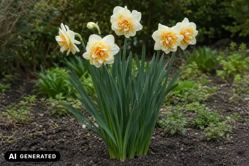 Gefüllte Narzisse 'Bridal Crown' – Narcissus pseudonarcissus 'Bridal Crown'