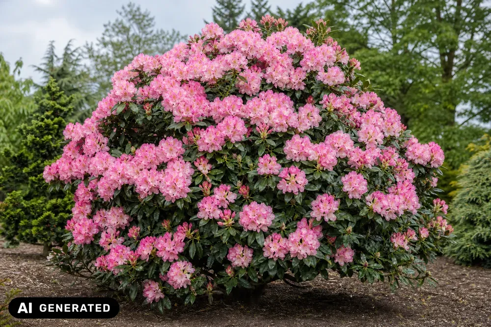 Großblumiger Rhododendron 'Scintillation' – Rhododendron 'Scintillation', Bild 2