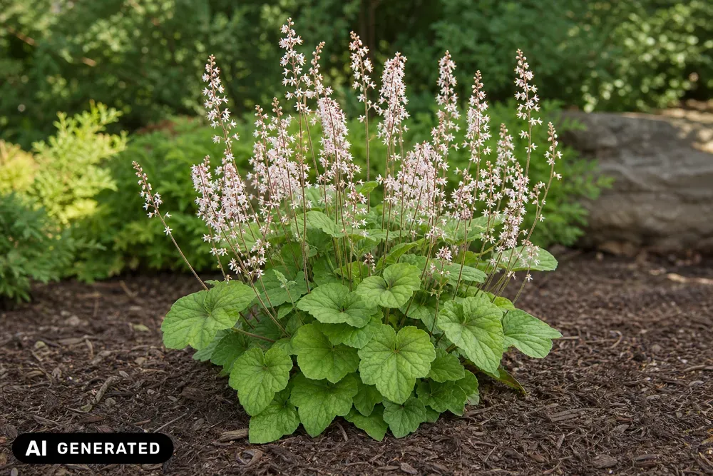 Herzblättrige Schaumblüte – Tiarella cordifolia