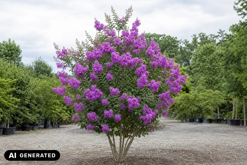 Chinesische Kräuselmyrte 'Superviolacea' – Lagerstroemia indica 'Superviolacea'