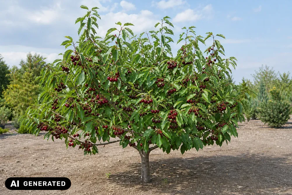 Süßkirsche 'Hedelfinger Riesenkirsche' – Prunus avium 'Hedelfinger Riesenkirsche', Bild 3