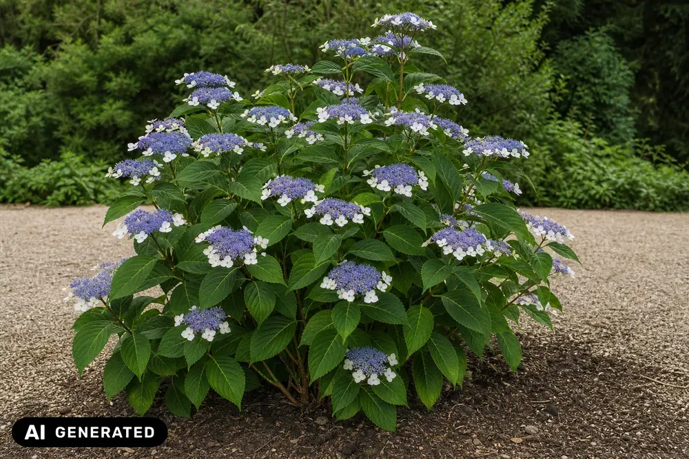 Samt-Hortensie 'Macrophylla' – Hydrangea aspera 'Macrophylla'