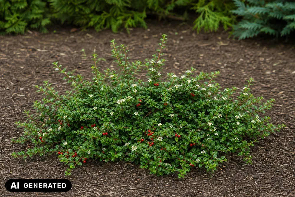 Kriechmispel 'Radicans' – Cotoneaster dammeri 'Radicans', Bild 2
