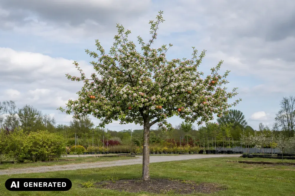 Apfel 'Cox Orange Queen' – Malus domestica 'Cox Orange Queen', Bild 2