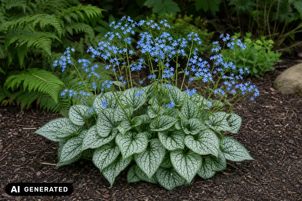 Kaukasus-Vergissmeinnicht 'Jack Frost' – Brunnera macrophylla 'Jack Frost', Bild 2