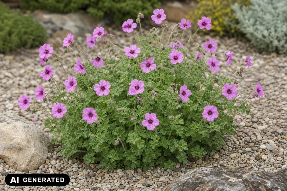 Grauer Storchschnabel 'Ballerina' – Geranium cinereum 'Ballerina'