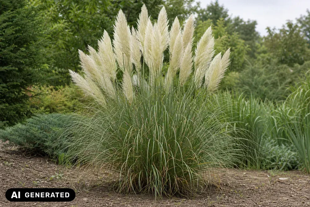 Kleines Pampasgras 'Pumila' – Cortaderia selloana 'Pumila', Bild 2