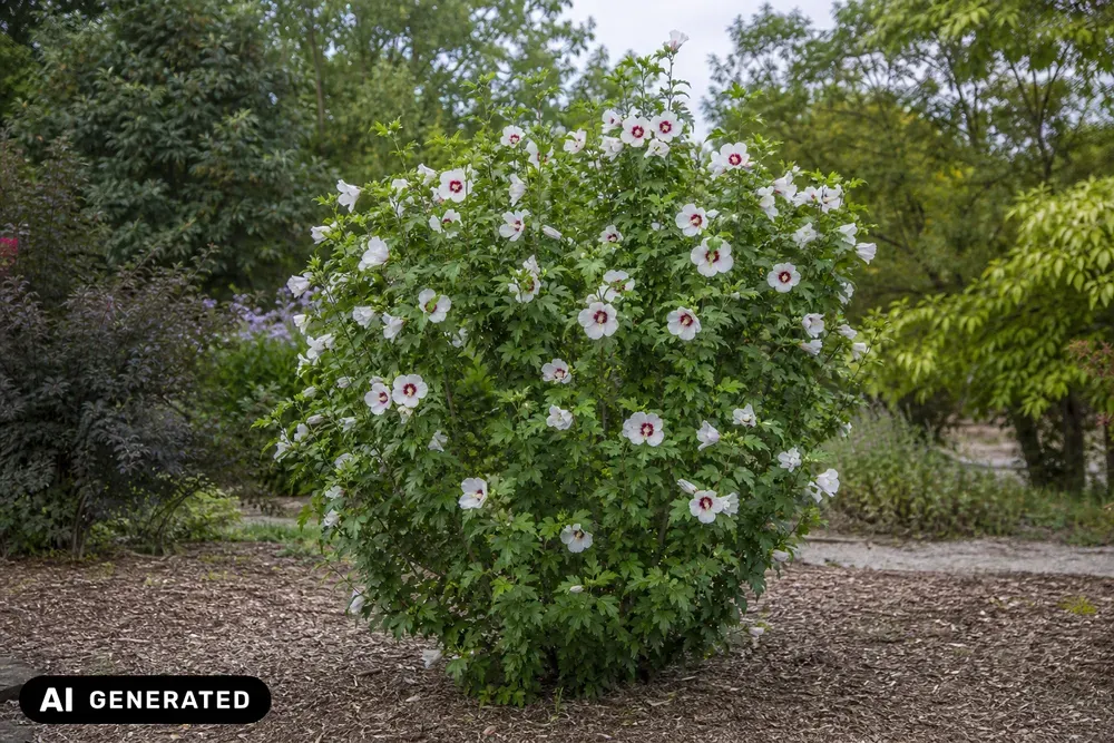Garten-Eibisch 'Monstrosus' – Hibiscus syriacus 'Monstrosus', Bild 2
