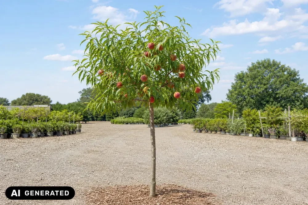 Pfirsich 'Benedicte' – Prunus persica 'Benedicte'