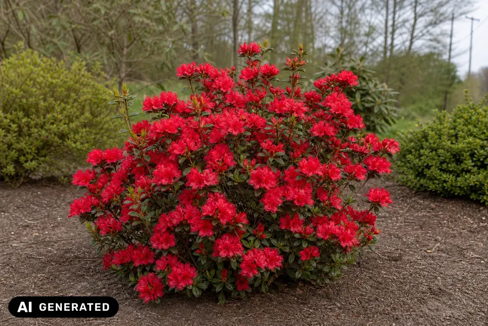 Japanische Azalee 'Rubinetta' – Rhododendron obtusum 'Rubinetta'
