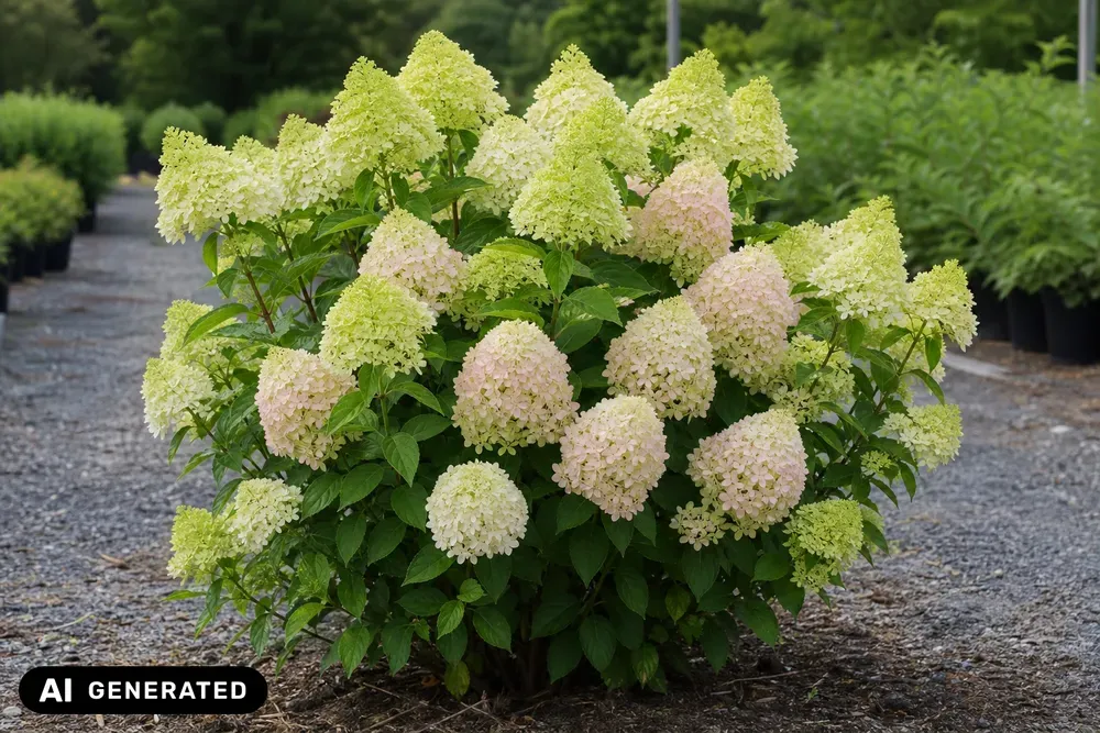 Zwerg-Rispen-Hortensie 'Little Lime' – Hydrangea paniculata 'Little Lime', Bild 2