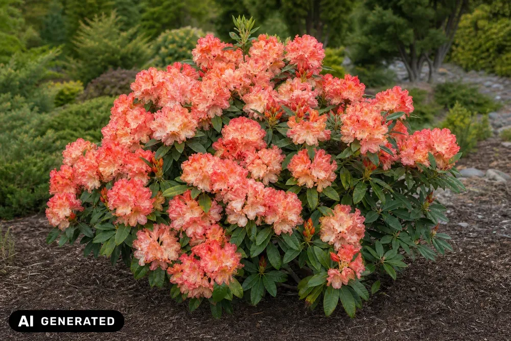Großblumiger Rhododendron 'Brasilia' – Rhododendron 'Brasilia'