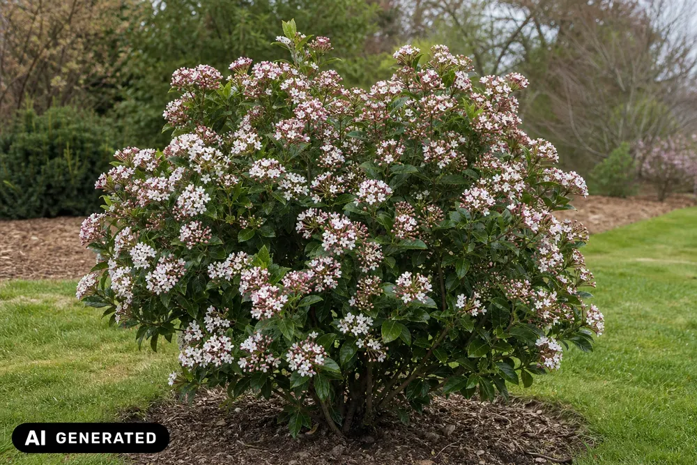 Burkwoods Duft-Schneeball – Viburnum × burkwoodii, Bild 2