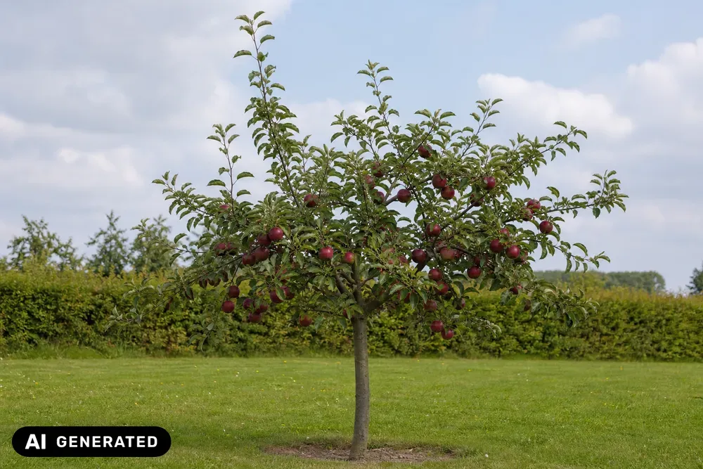 Apfel 'Roter Mond' – Malus domestica 'Roter Mond', Bild 2