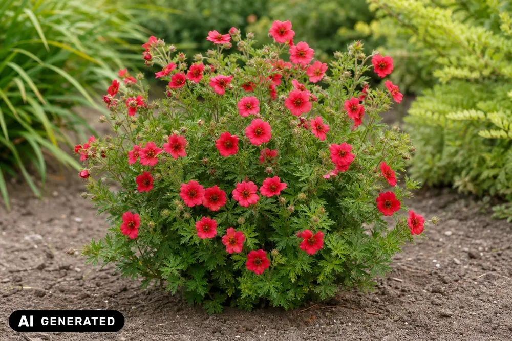 Nepal-Fingerkraut 'Miss Willmott' – Potentilla nepalensis 'Miss Willmott'