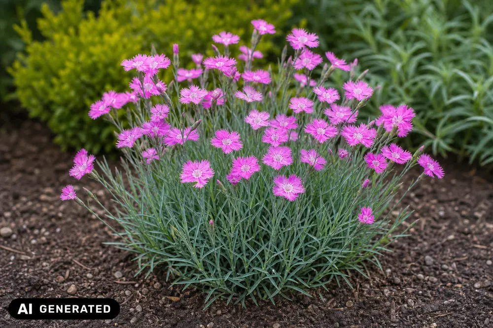 Rosa Feder-Nelke 'Roseus' – Dianthus plumarius 'Roseus'