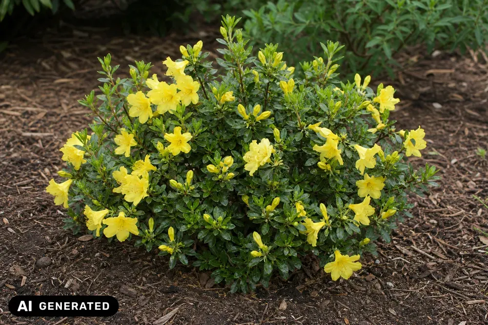 Zwerg-Rhododendron 'Wren' – Rhododendron ludlowii 'Wren'