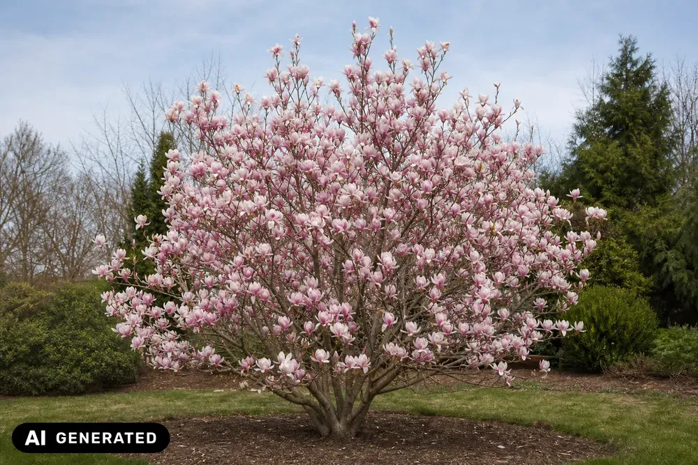 Tulpenmagnolie – Magnolia × soulangeana, Bild 3