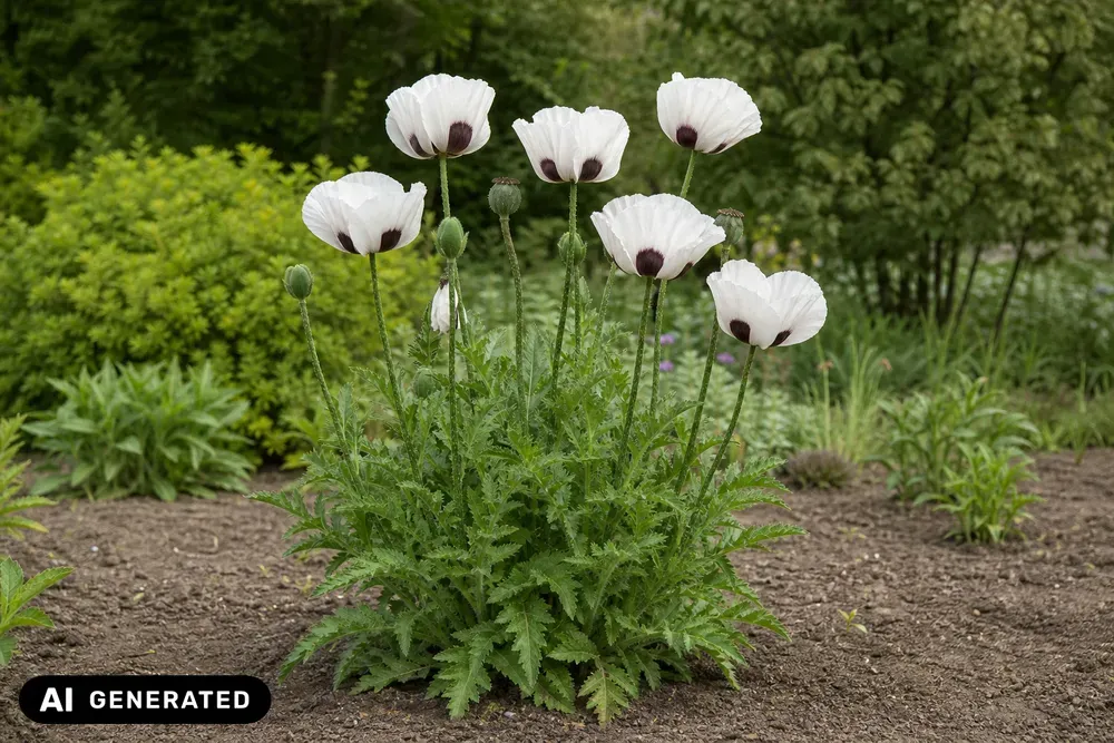 Orientalischer Mohn 'Royal Wedding' – Papaver orientale 'Royal Wedding'