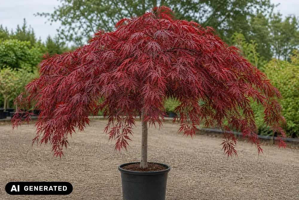 Fächerahorn 'Cascade Crimson' – Acer palmatum 'Cascade Crimson'